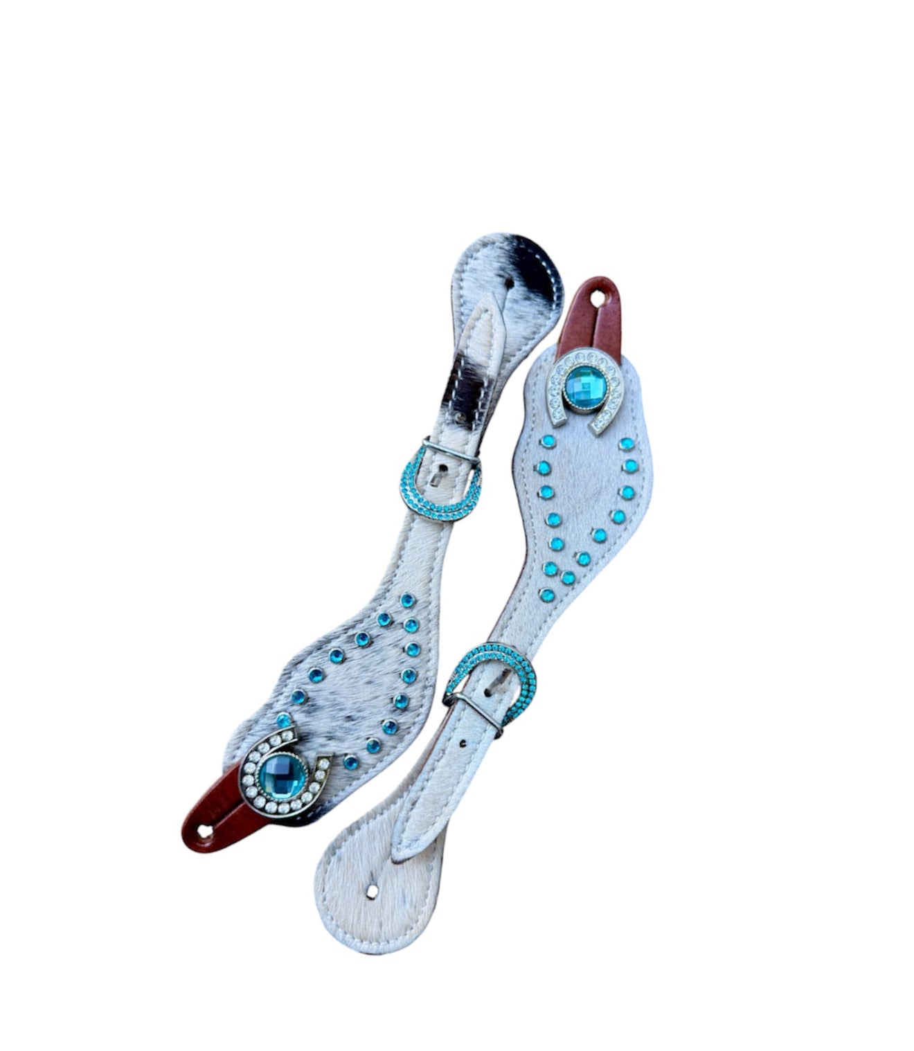 247A - Ladies Glittering Grit Spur Straps