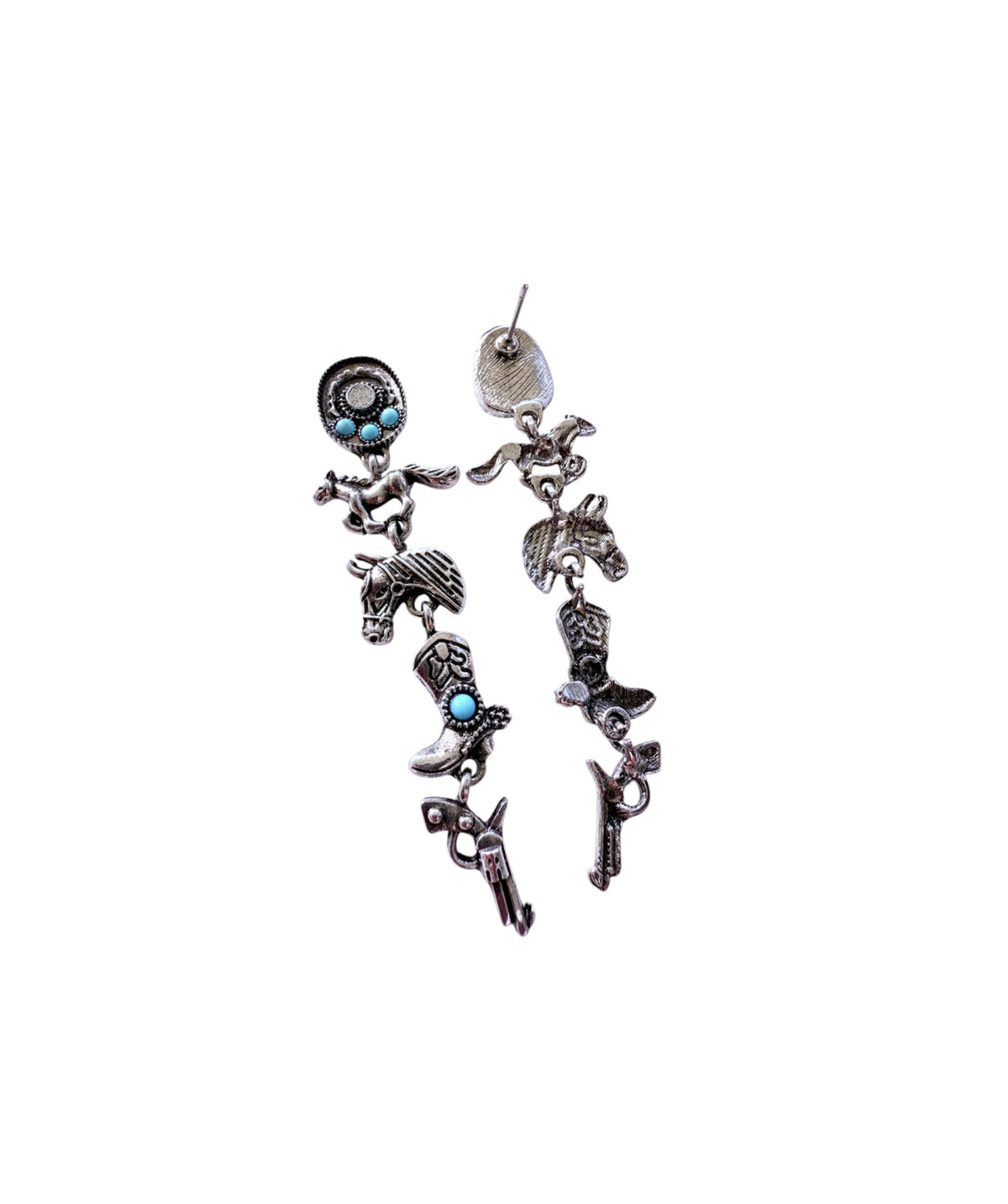 J6956 - Western Style Stud Dangles Earrings - Rawhide Western Wear