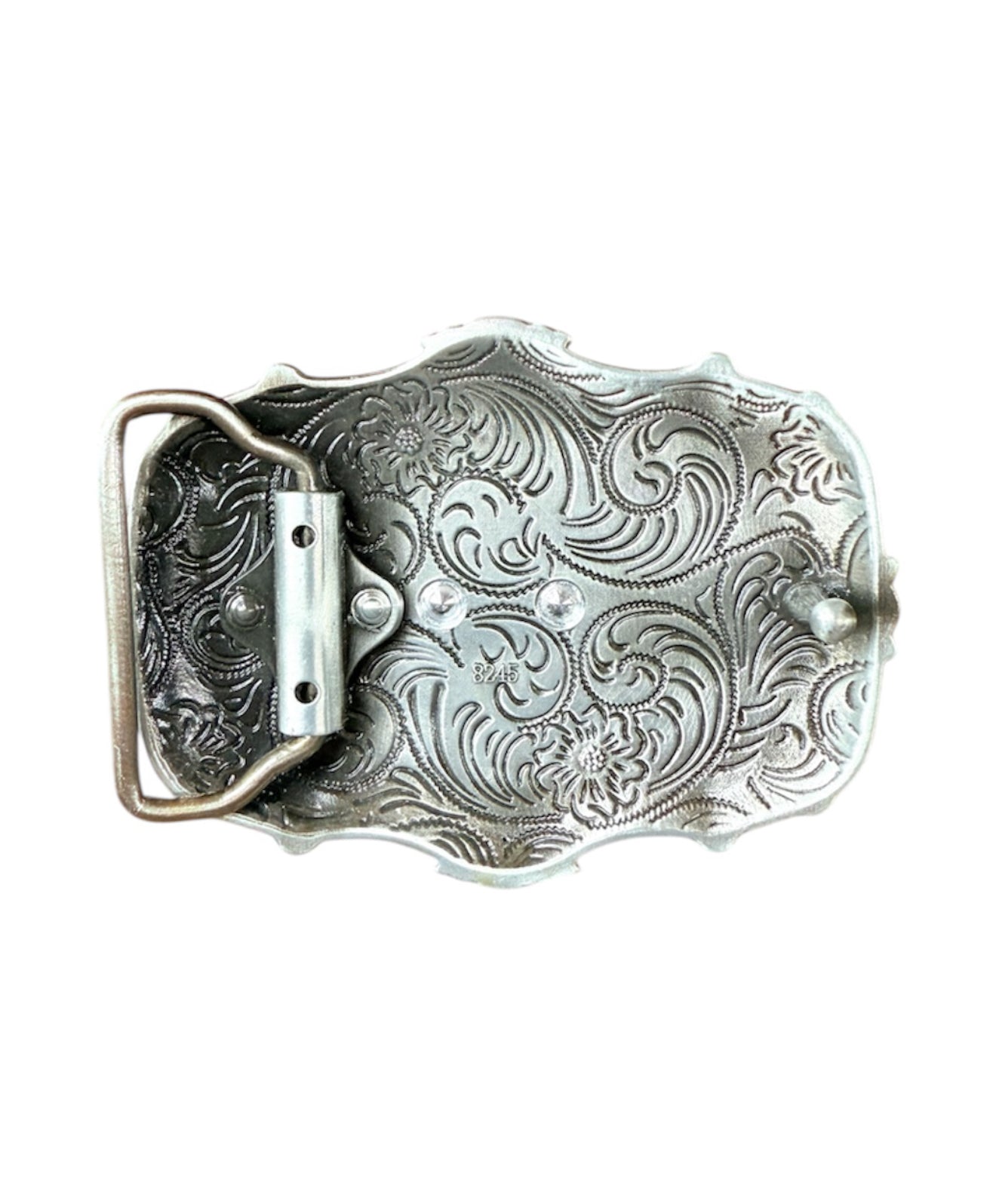 A8252 - Antique Silver Belt Buckle - Rawhide Western Wear