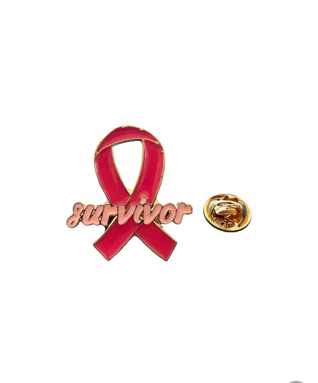 J6657L - Breast Cancer Surviver Hat pin