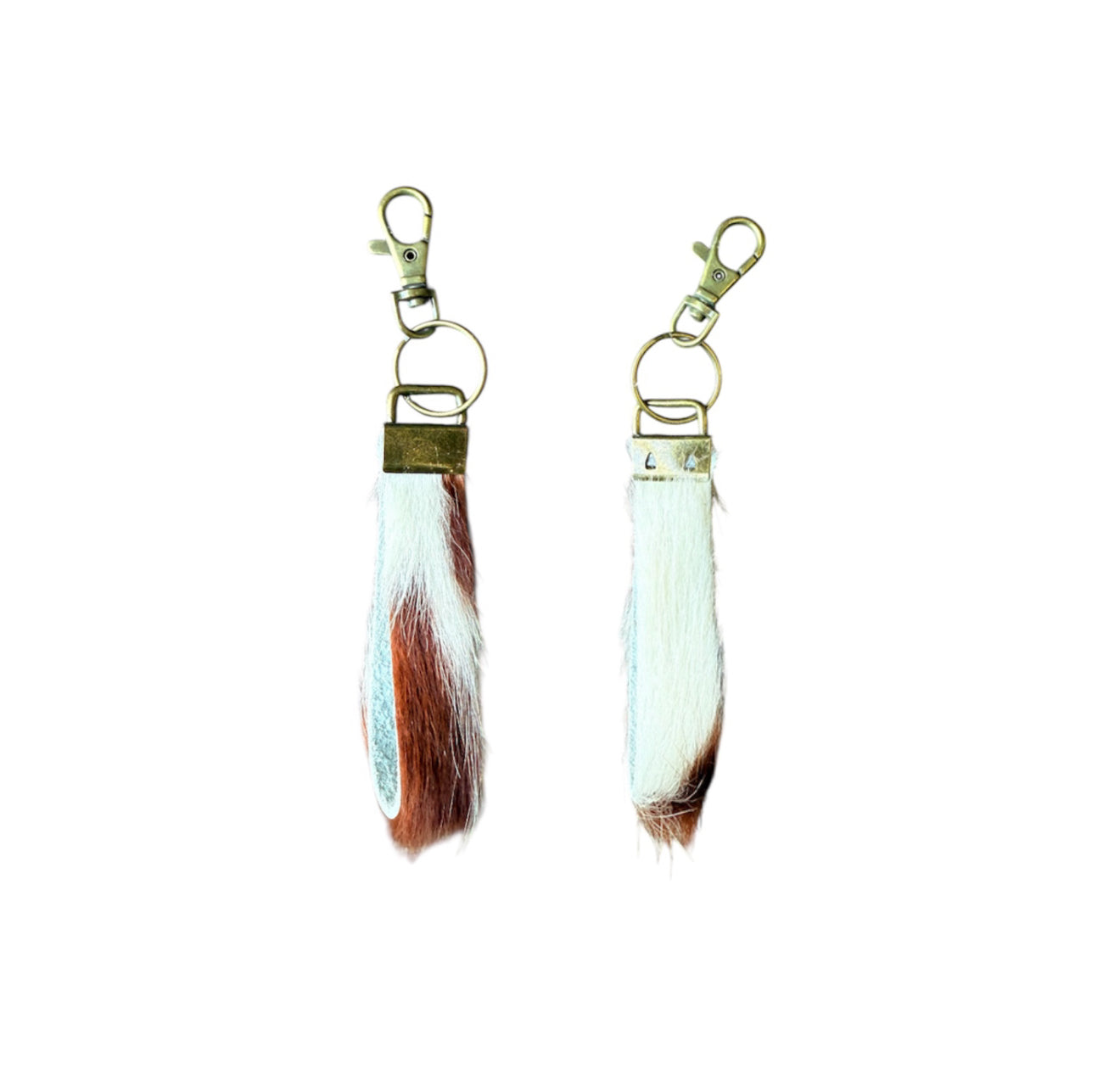 A8902C - Small Cowhide Wrist Strap Keychain