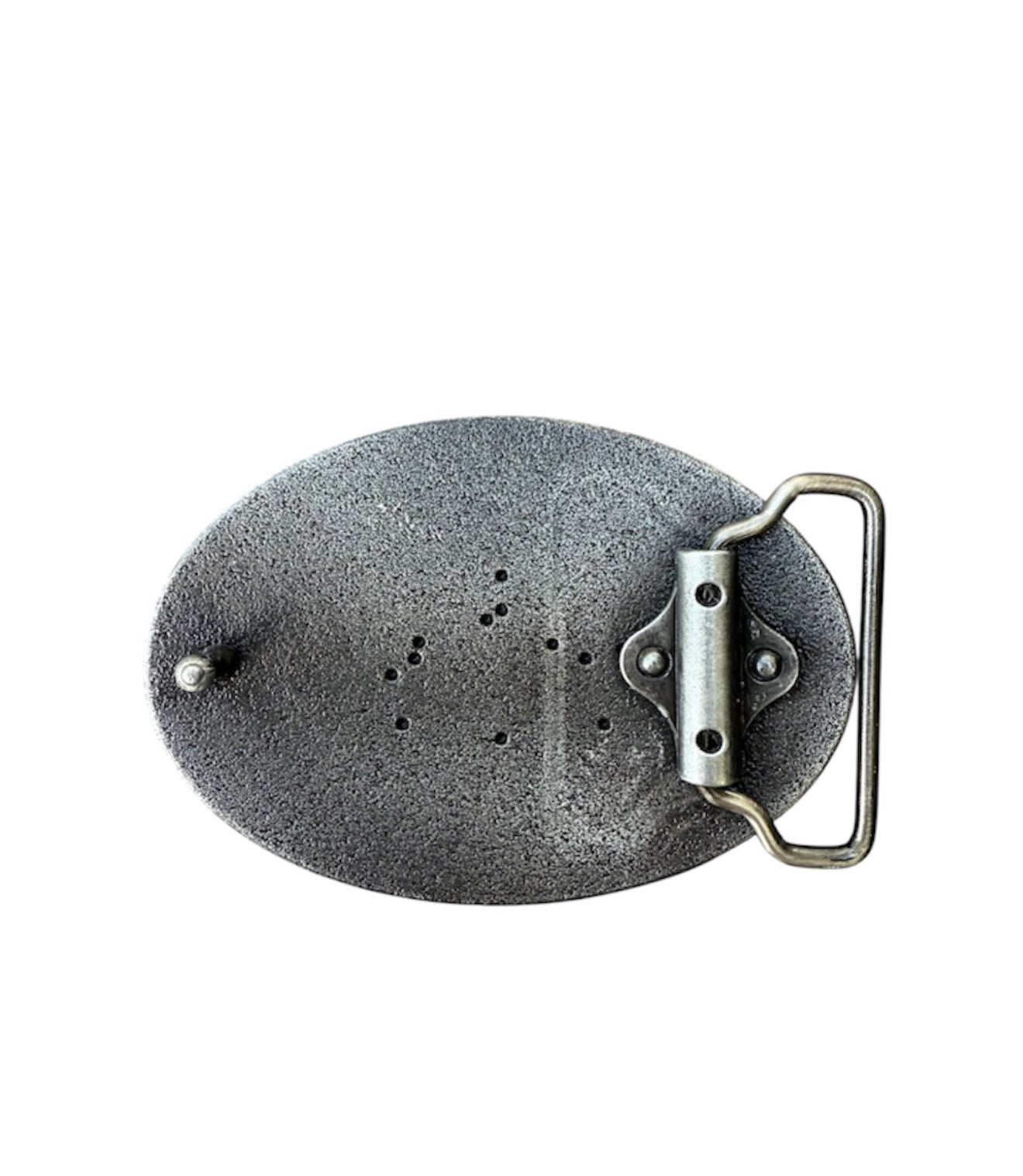 A8255 - Antique Silver Colour Floral Western Belt Buckle