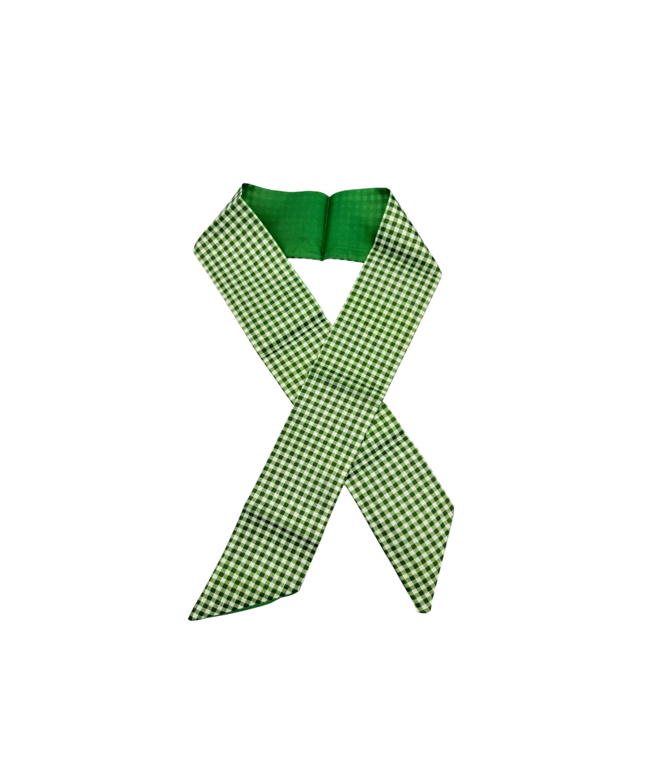 A8987 - Checked Thin Neck Tie