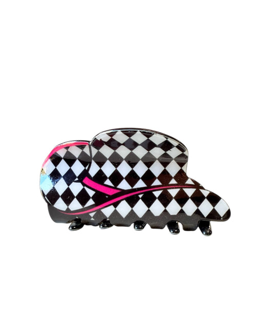 J6622BLK - Western Cowboy Hat Hair Claw Clip