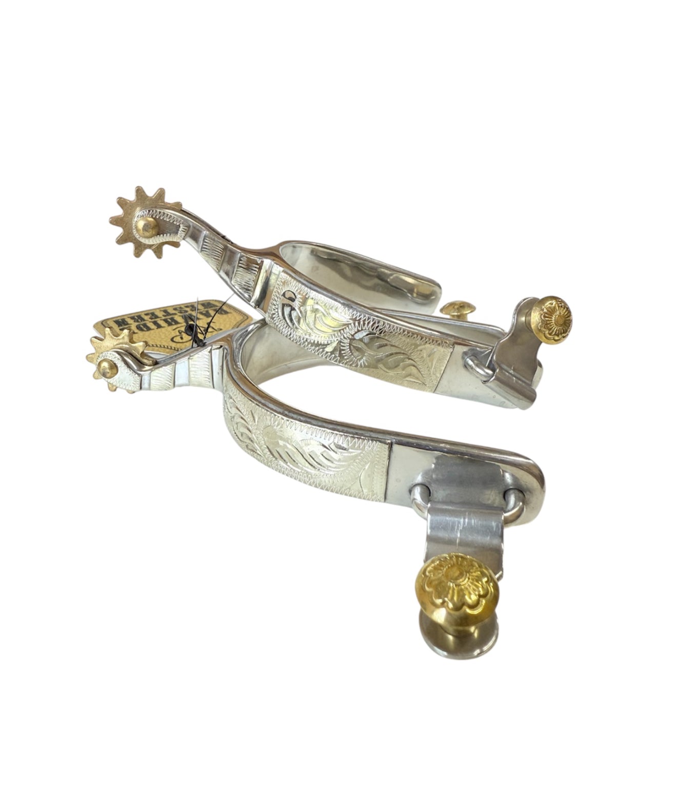 087801L - Roping Spur Ladies with Silver Trim