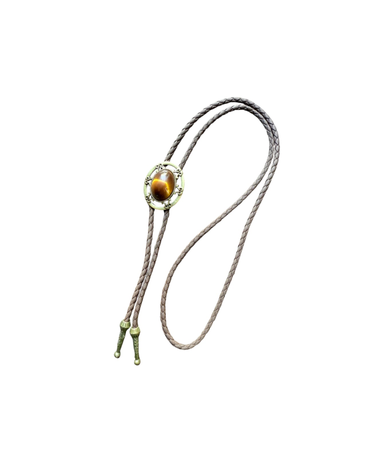 J7084 - Bolo Tie w Bronze Bead