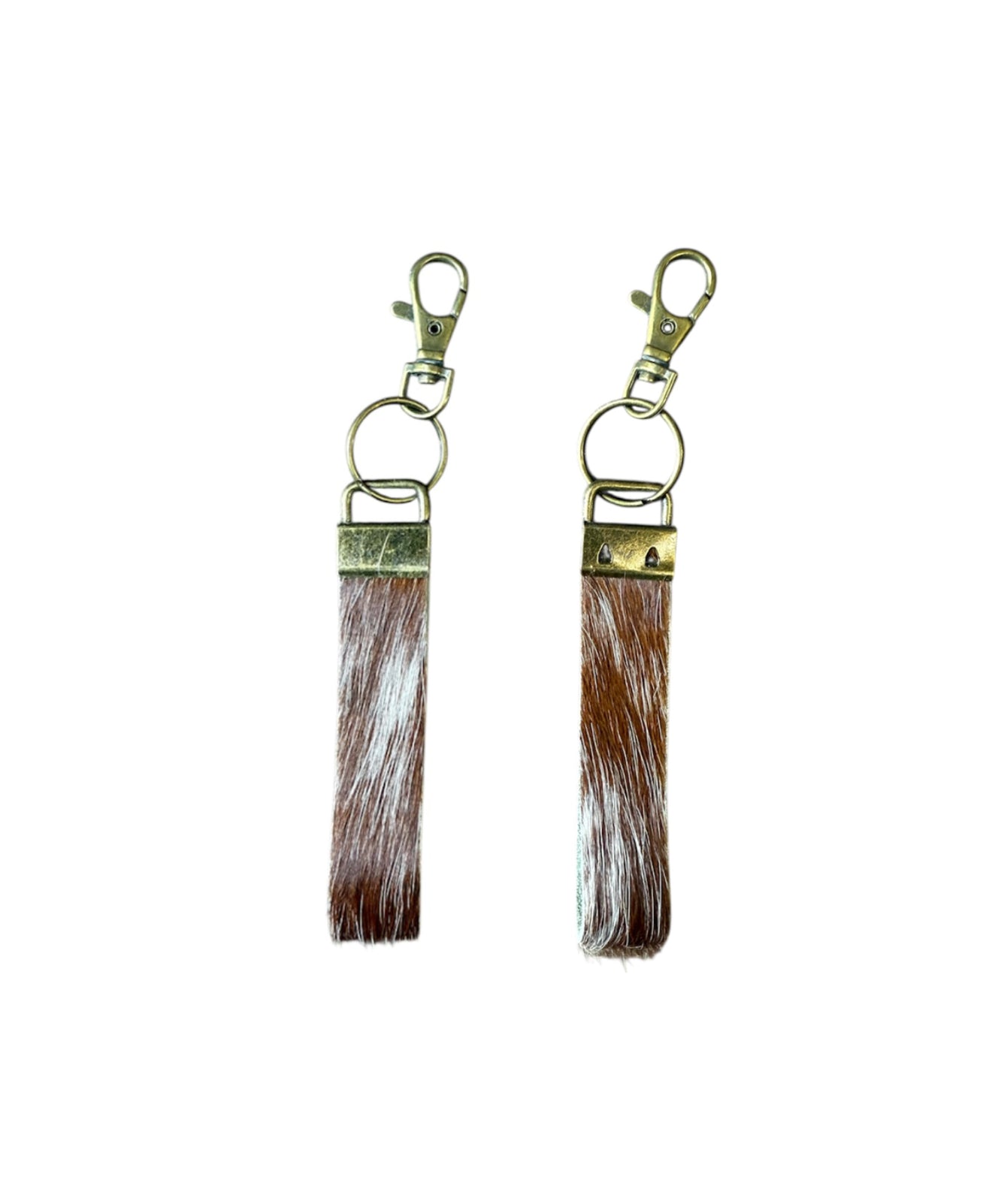 A8902B - Small Cowhide Wrist Strap Keychain