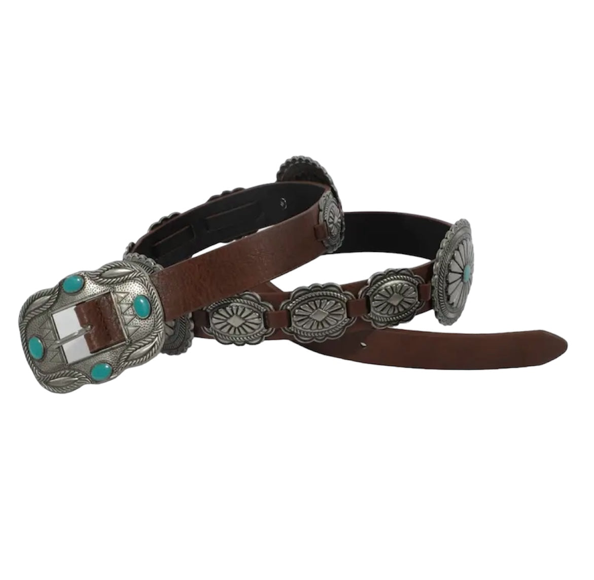 A8762 - Concho Turquoise Western Belt