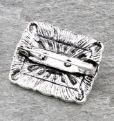 J6677H - Western Concho Stone Hat Pin