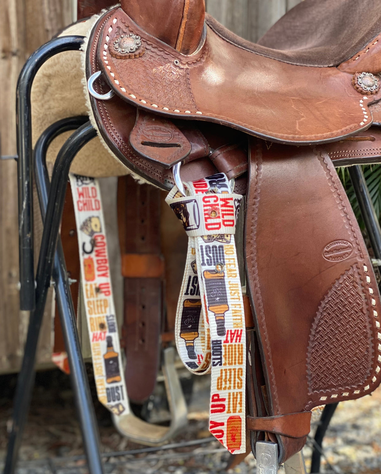 T5519 - Rawhide Good Times Latigo Set