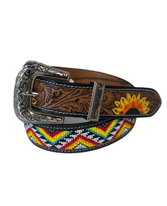 A8462 - Sunflower Leather Hand Carved Western Belt