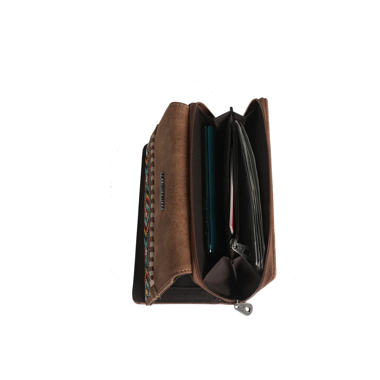 MW1074W010 - Montana West Embroidered Aztec Collection Wallet