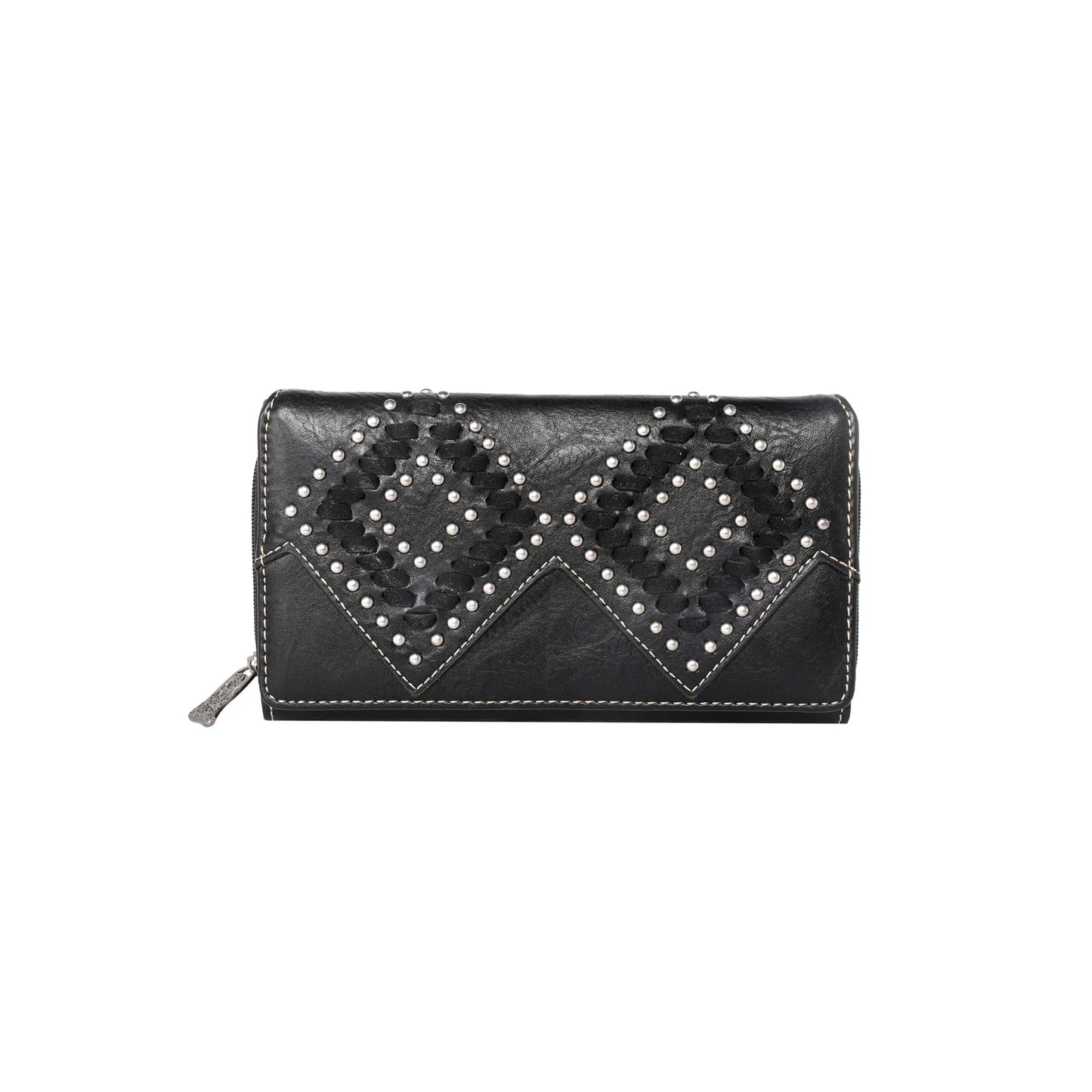 TR143W010 - Trinity Ranch Leather Stitch Collection Wallet