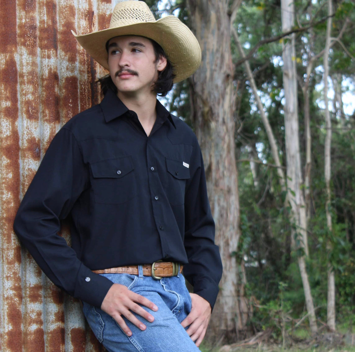 M3004 - Rawhide Western Mens Brent Western Shirt