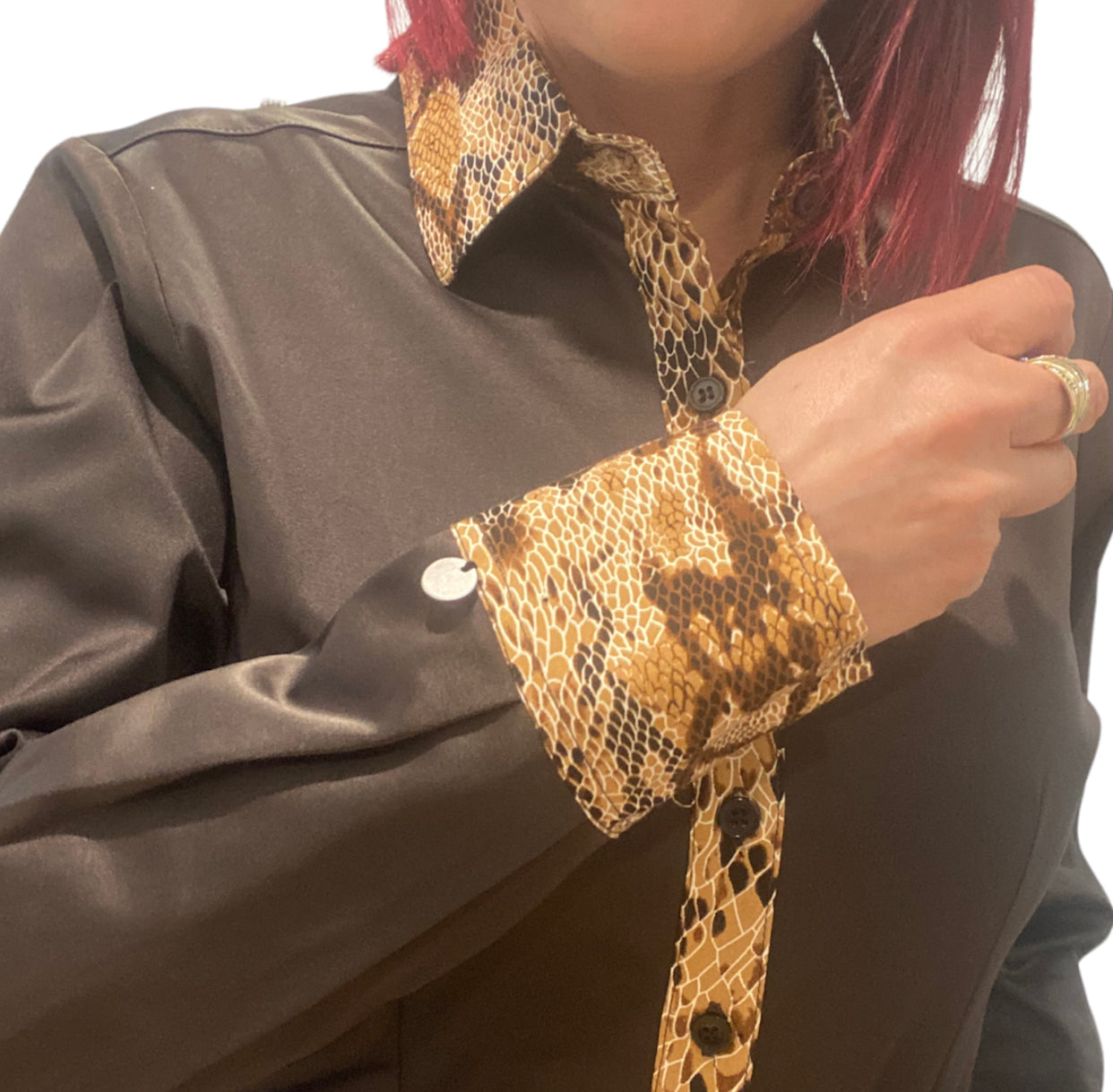 LS1406 - Kaay Ladies Satine Western Shirt