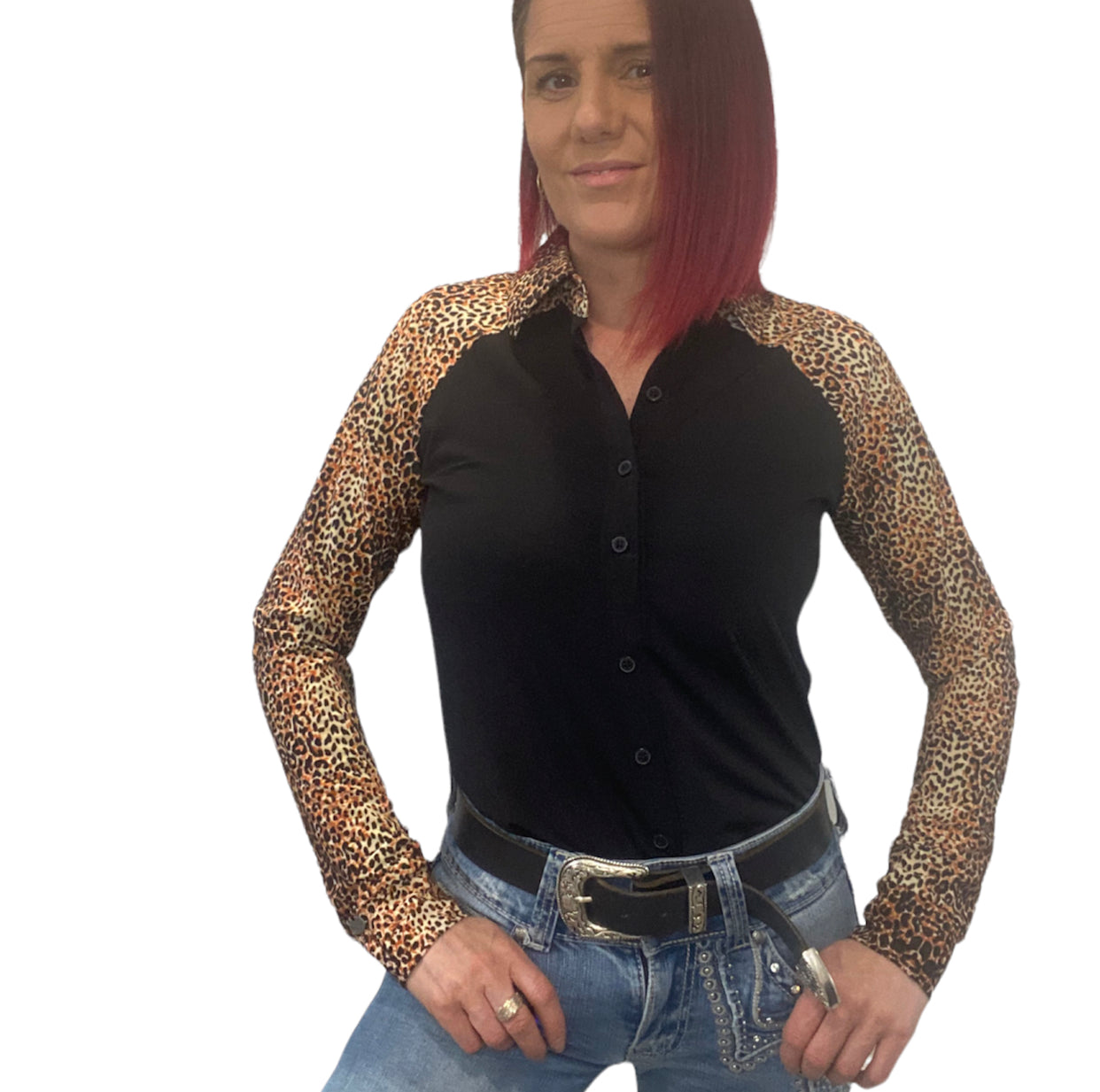 L1449 - Savannah Ladies Stretch Western Shirt