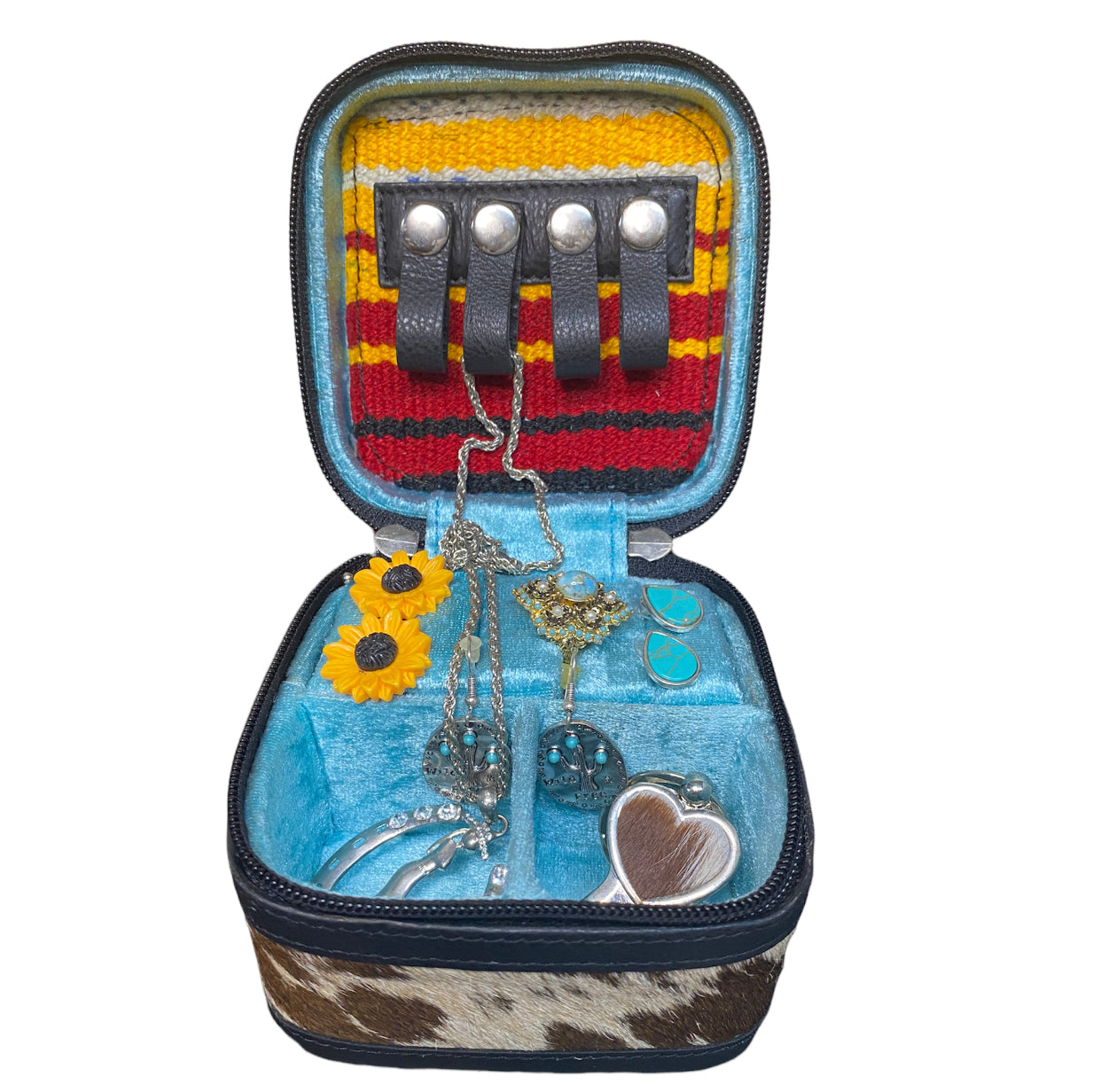 A7861 - Small Hair On Hide Jewellery Box