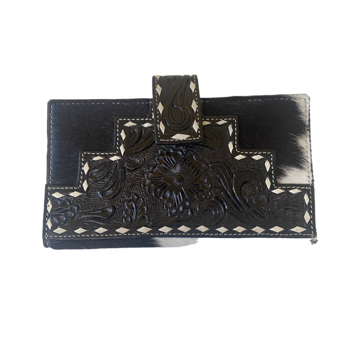 A8231 - Hide 100% Real Leather & Backstitch Wallet