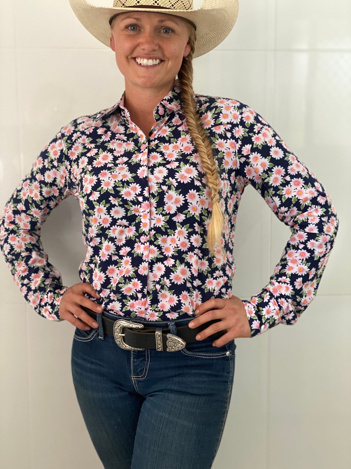 L1377 - Zoee Daisy Ladies Western Shirt