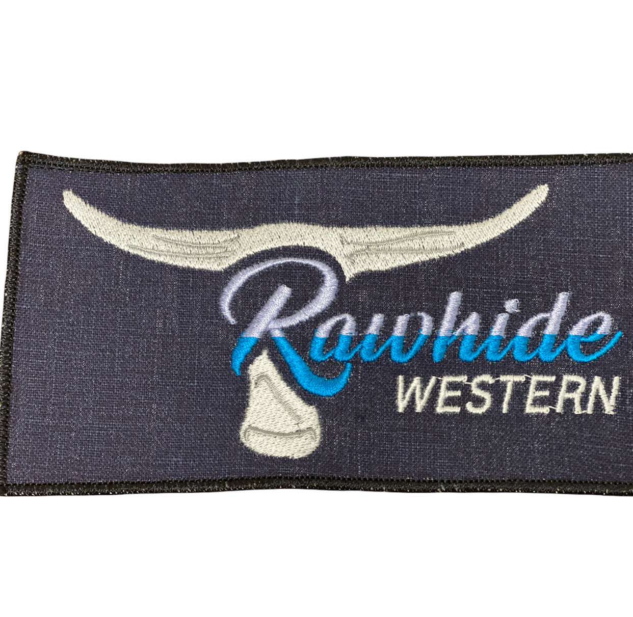 P4065 - Rawhide Patch Denim Background