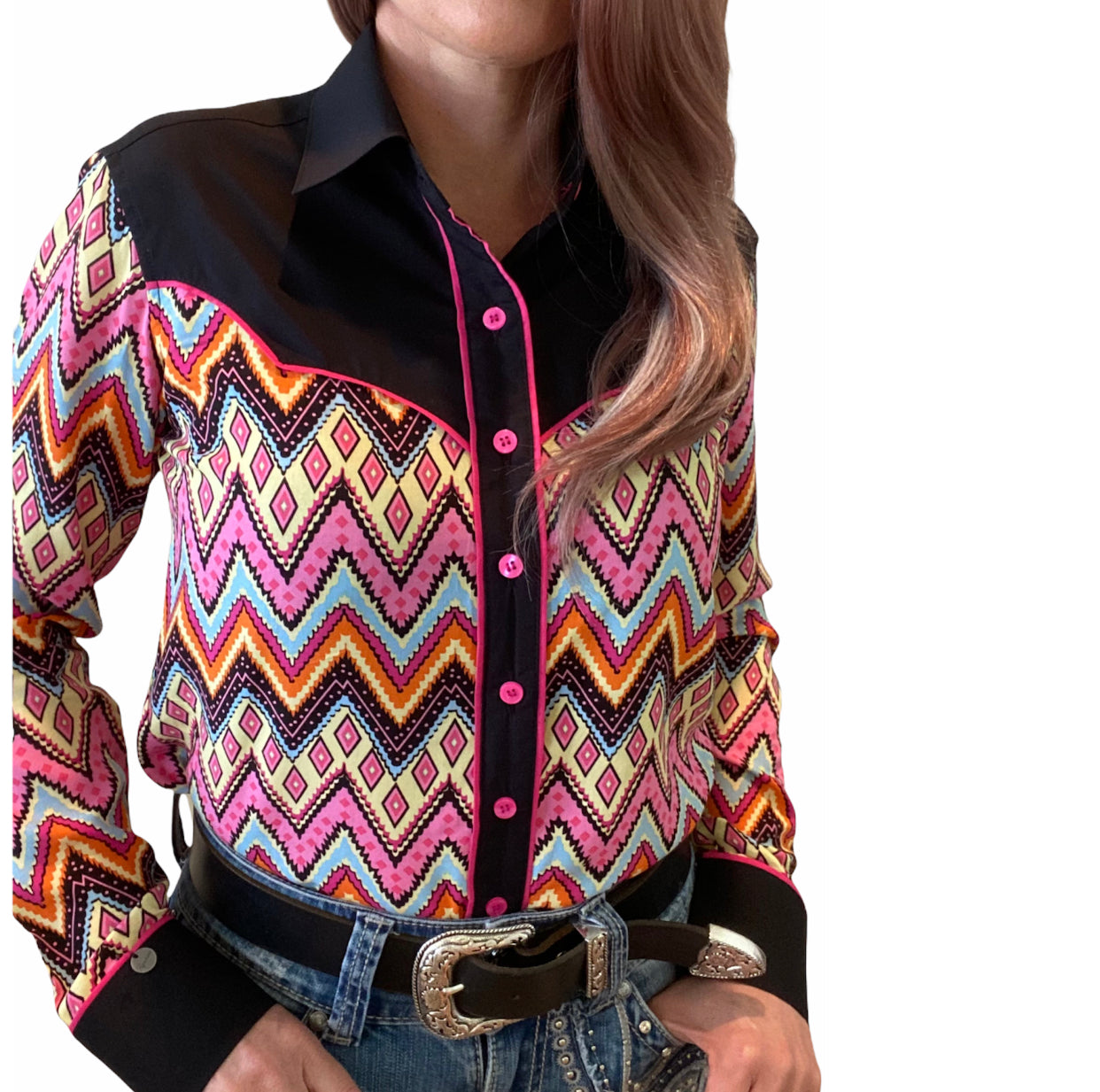 L1395 - Christa Ladies Western Shirt
