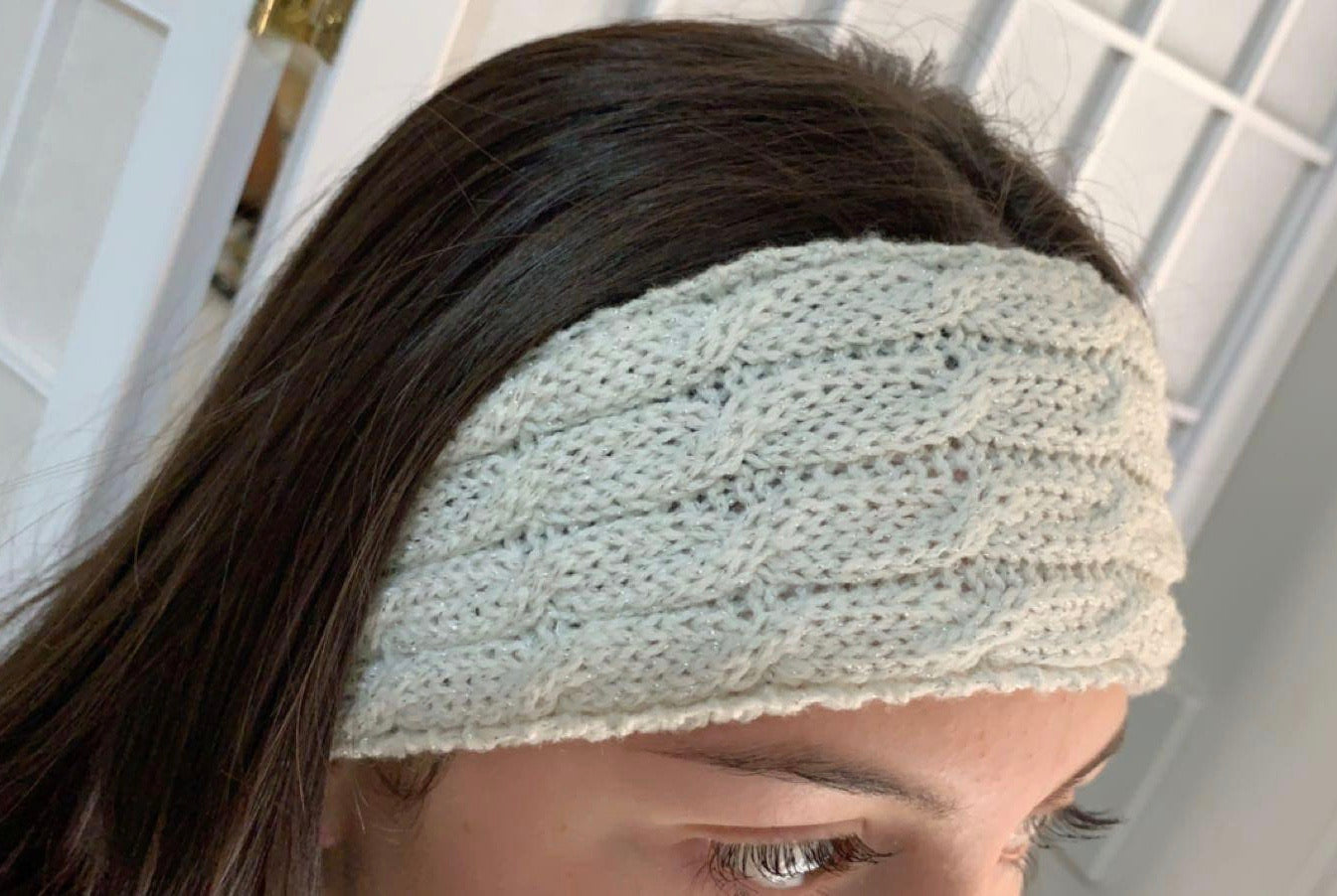 A7305 - Stone Sparkle Knitted Headwrap - Rawhide Western Wear