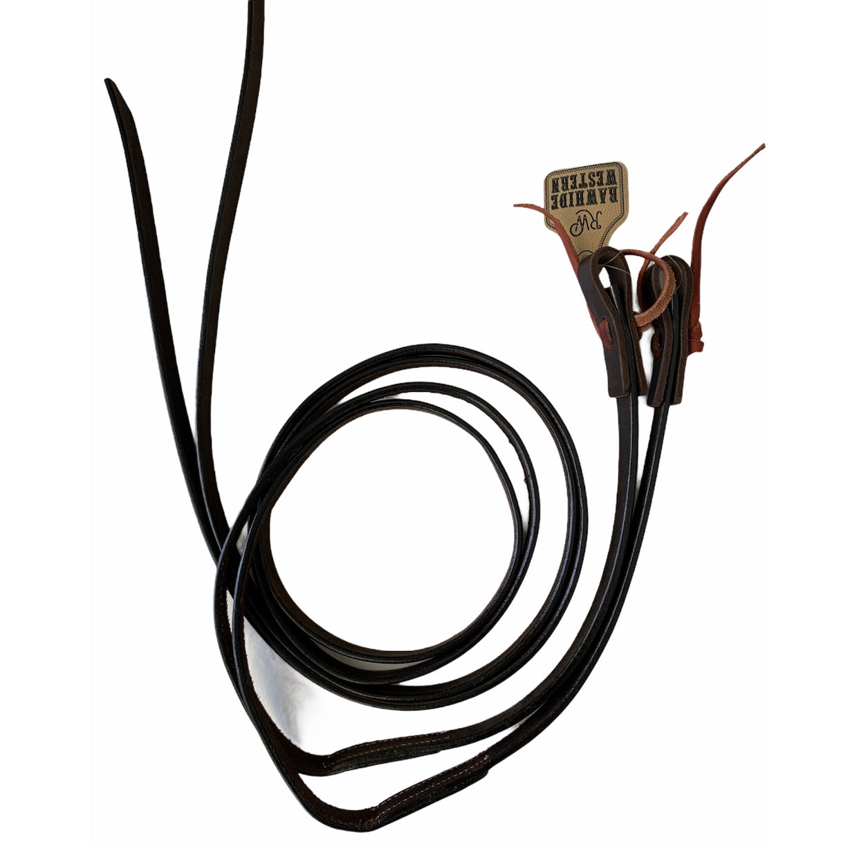 T5017 - 5/8" Aust Made Leather Split Reins - Rawhide Western Wear