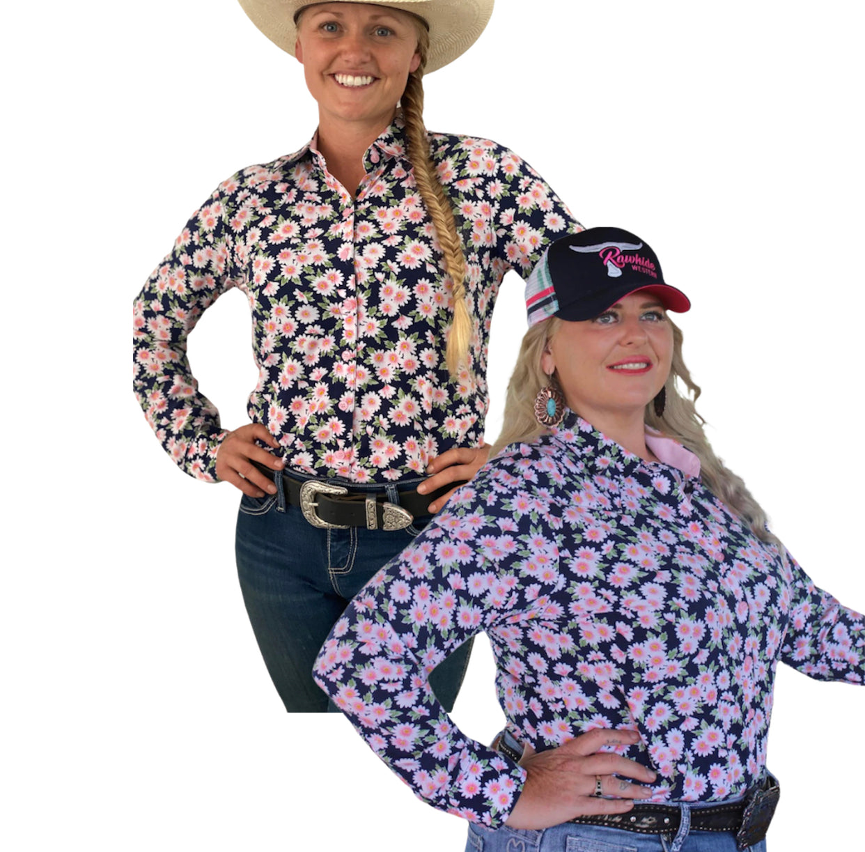 L1377 - Zoee Daisy Ladies Western Shirt
