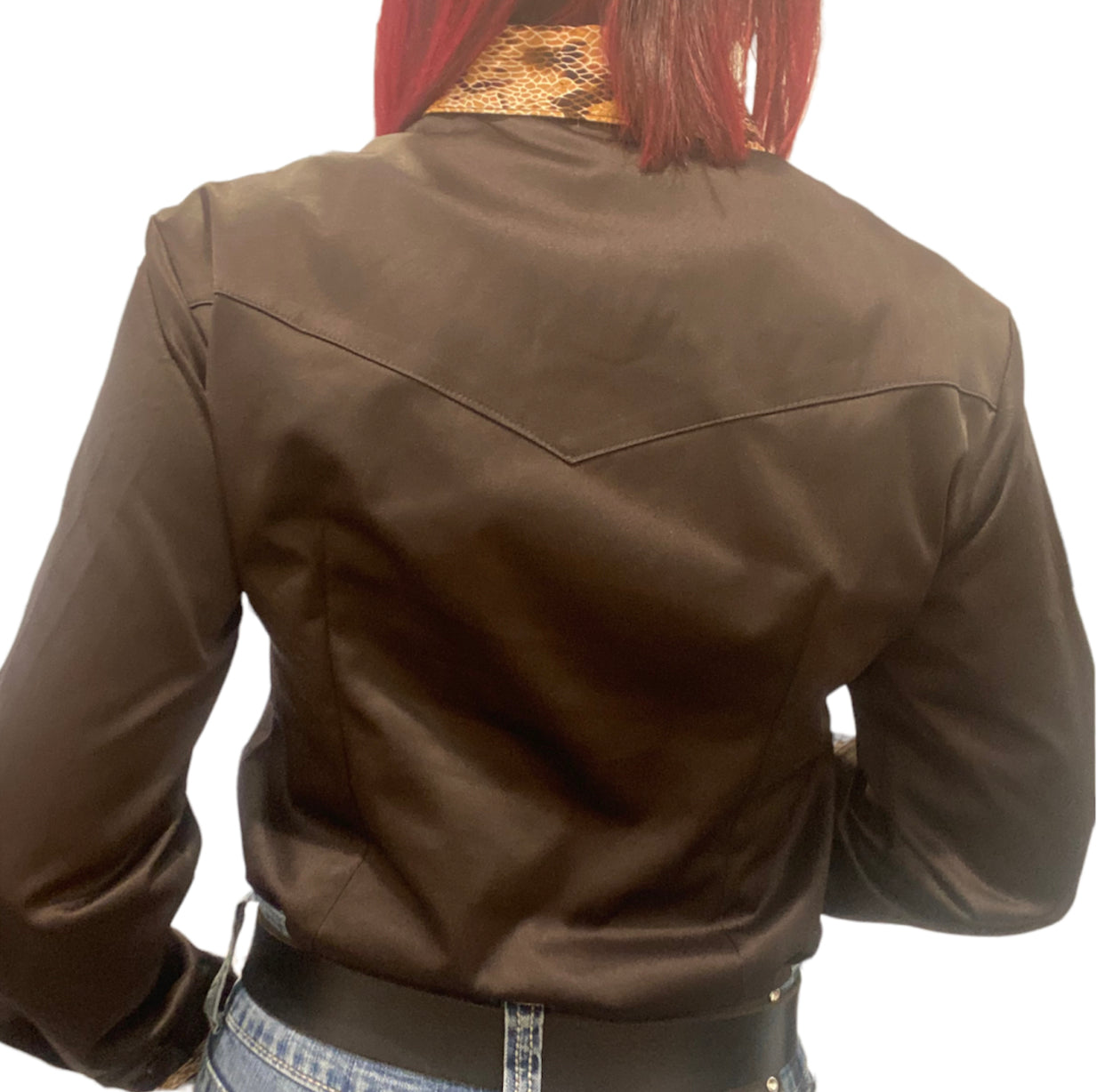LS1406 - Kaay Ladies Satine Western Shirt