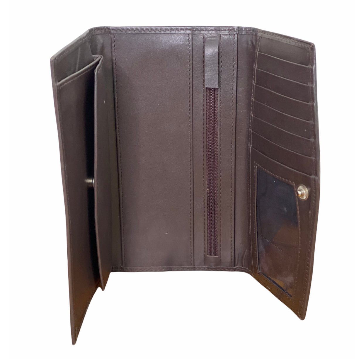 A7763 - Hair-On Collection Secretary Style Wallet