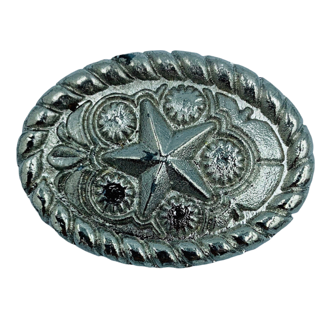 A7265 - Rope Edge Oval Concho - Rawhide Western Wear