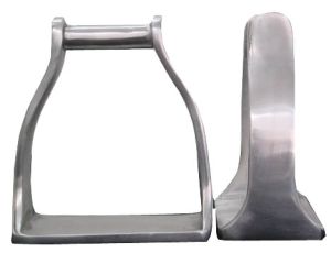 022128 - Polished Aluminium Stockman - Rawhide Western Wear