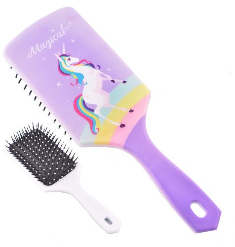 08014A - Purple Magical Unicorn Mane and Tail Brush