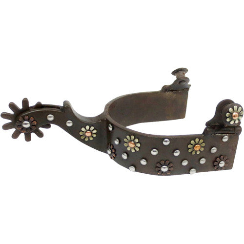 089011 - Ladies SPUR BROWN/FLOWERS