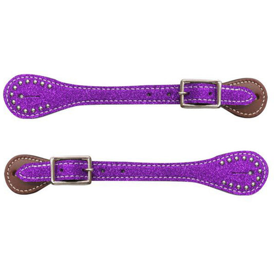 30860P- Youth / Ladies Glitter Spur Straps