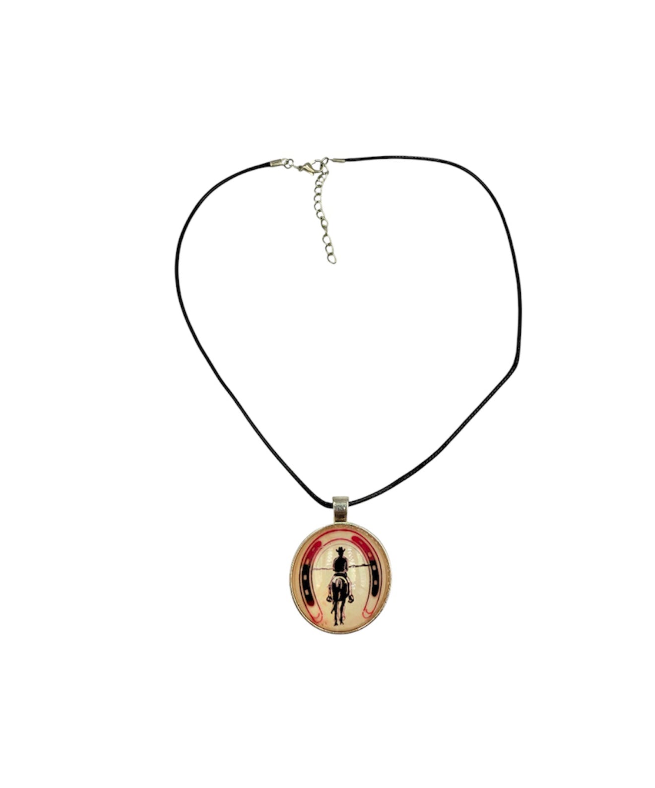 J7102C - Western Themed Pendant Necklace - Rawhide Western Wear 