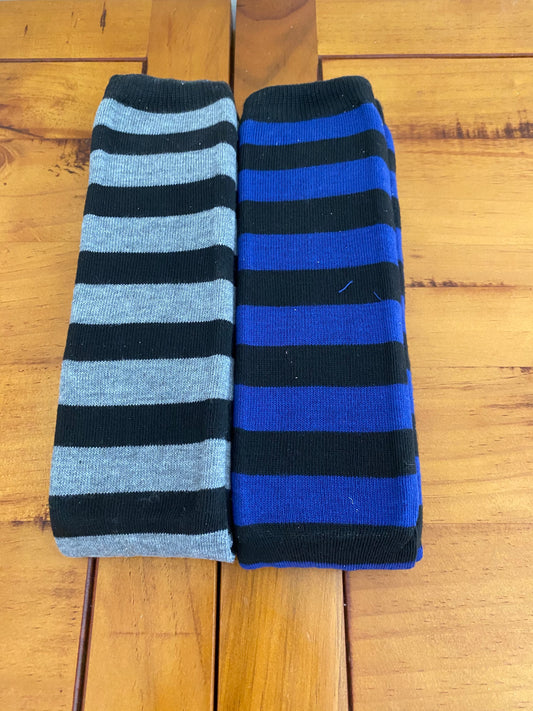A7562 - Stripe Shin Style Knee High Cushshin Sock