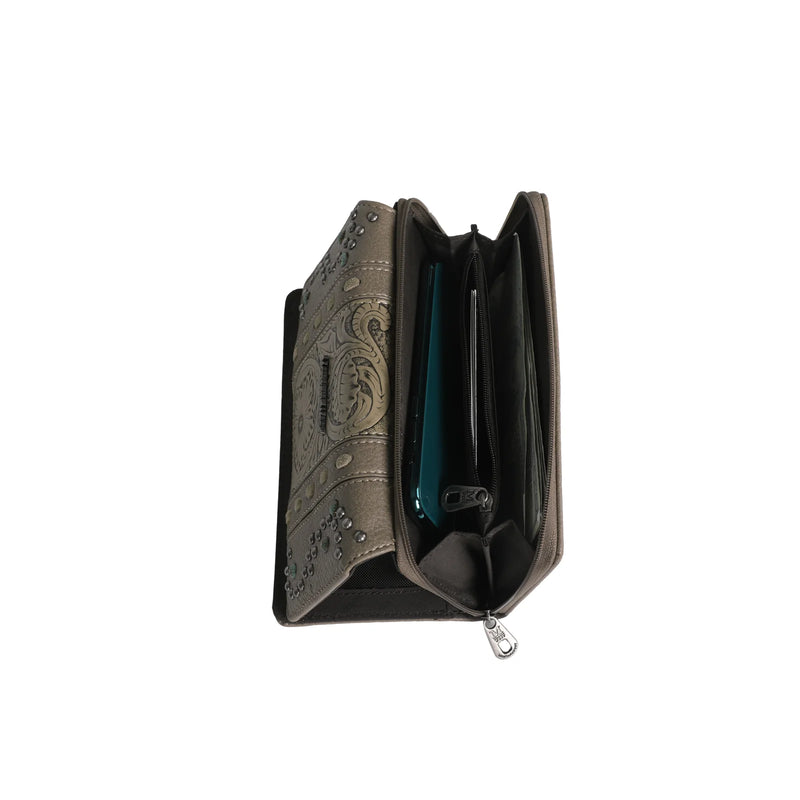 MW1067W010 - Montana West Embossed Collection Wallet