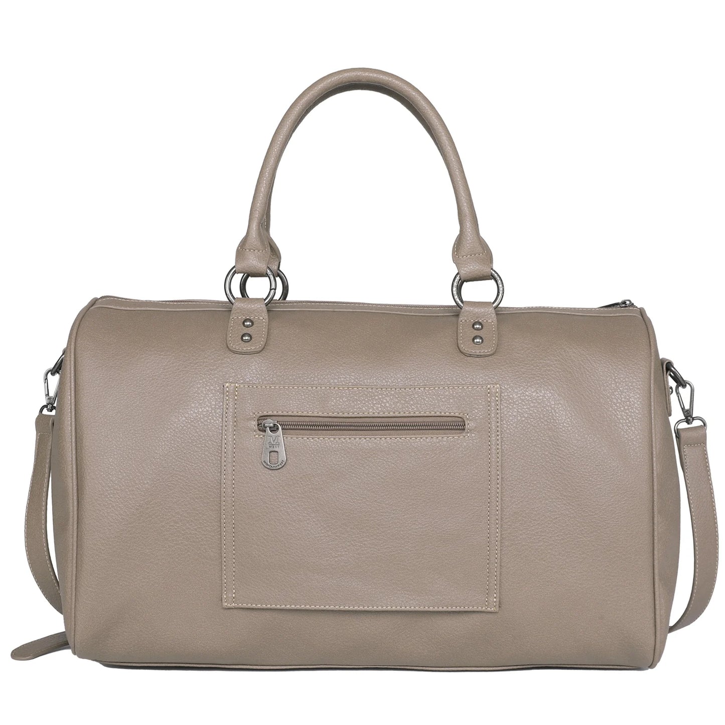 MW10675110KH - Montana West Embossed Collection Weekender Bag Khaki