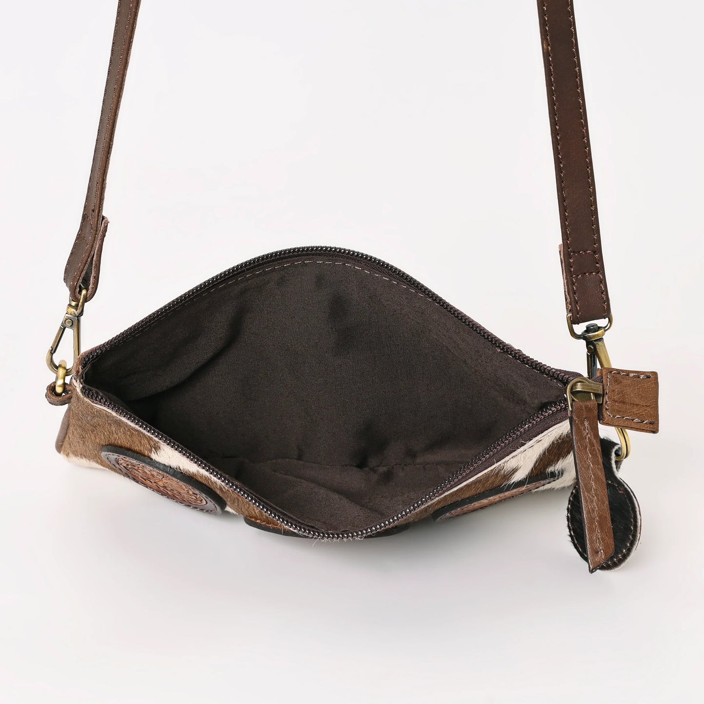 A&A989 - Montana West Hair-On Cowhide Collection Clutch/Crossbody