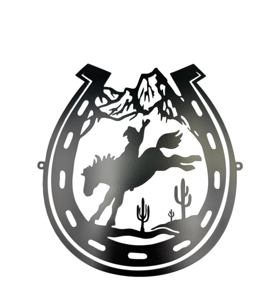 A8913 -  Black Metal Silhouette Sign