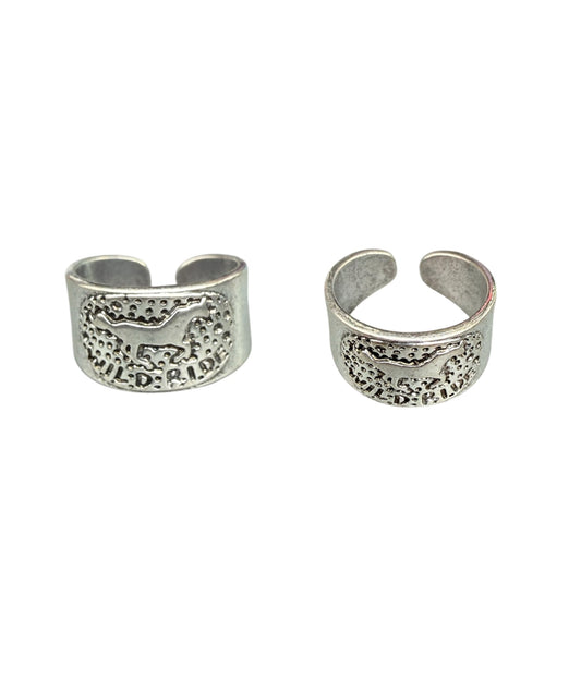 J7145 - Horse Style Western Design Ring