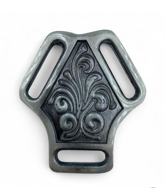 A7253 - Antique Gunmetal Breastplate Center