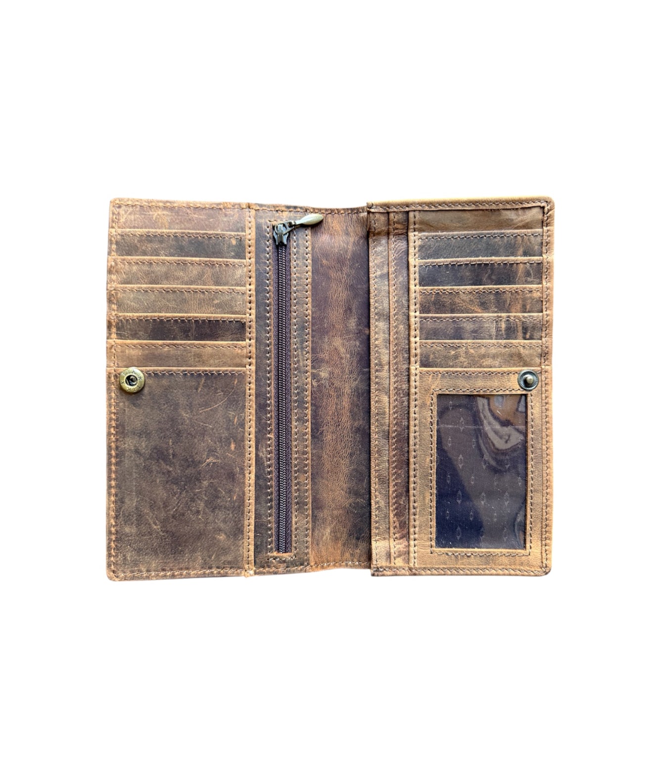 AW31 - Tooling Leather Slim Cowhide Wallet