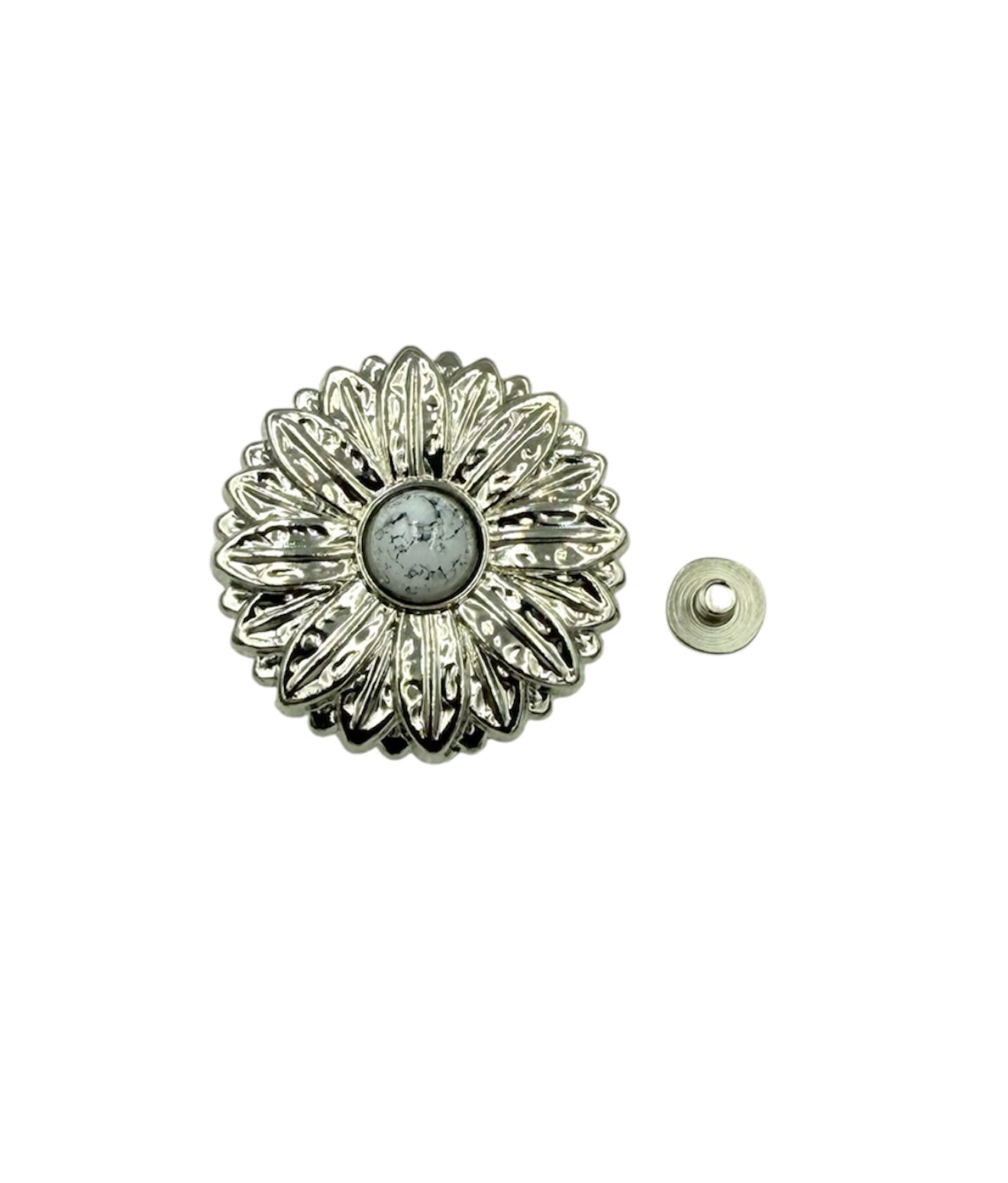 A8980 - 30mm Western Flower Concho