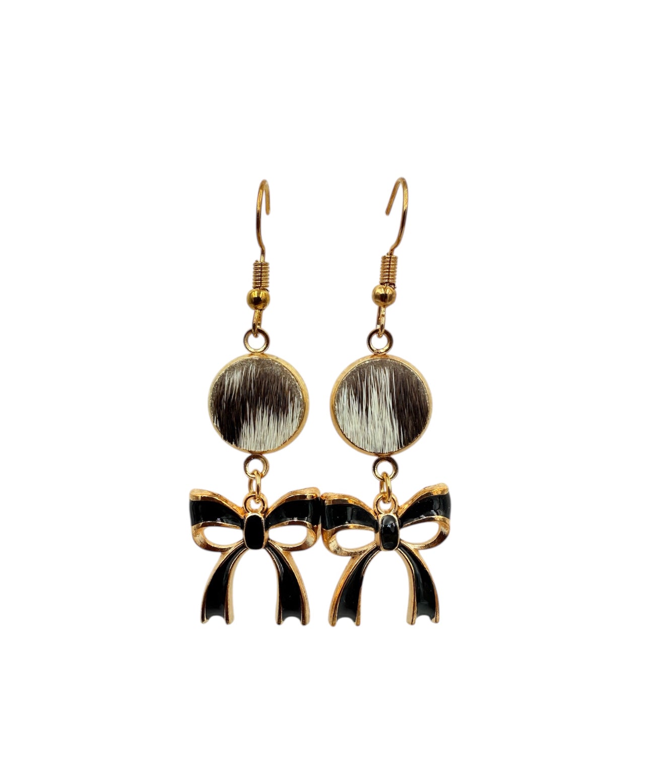 J7087A - Hide Gold Coloured Fishhook Earrings