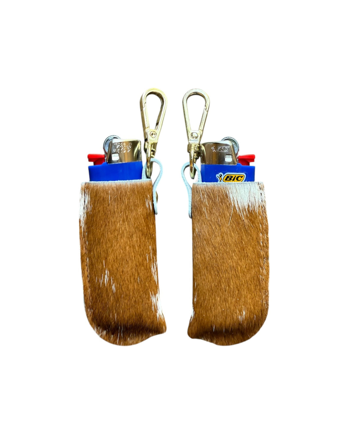 A8900 -  Real Cowhide Lighter Holder w Clip - Rawhide Western Wear 