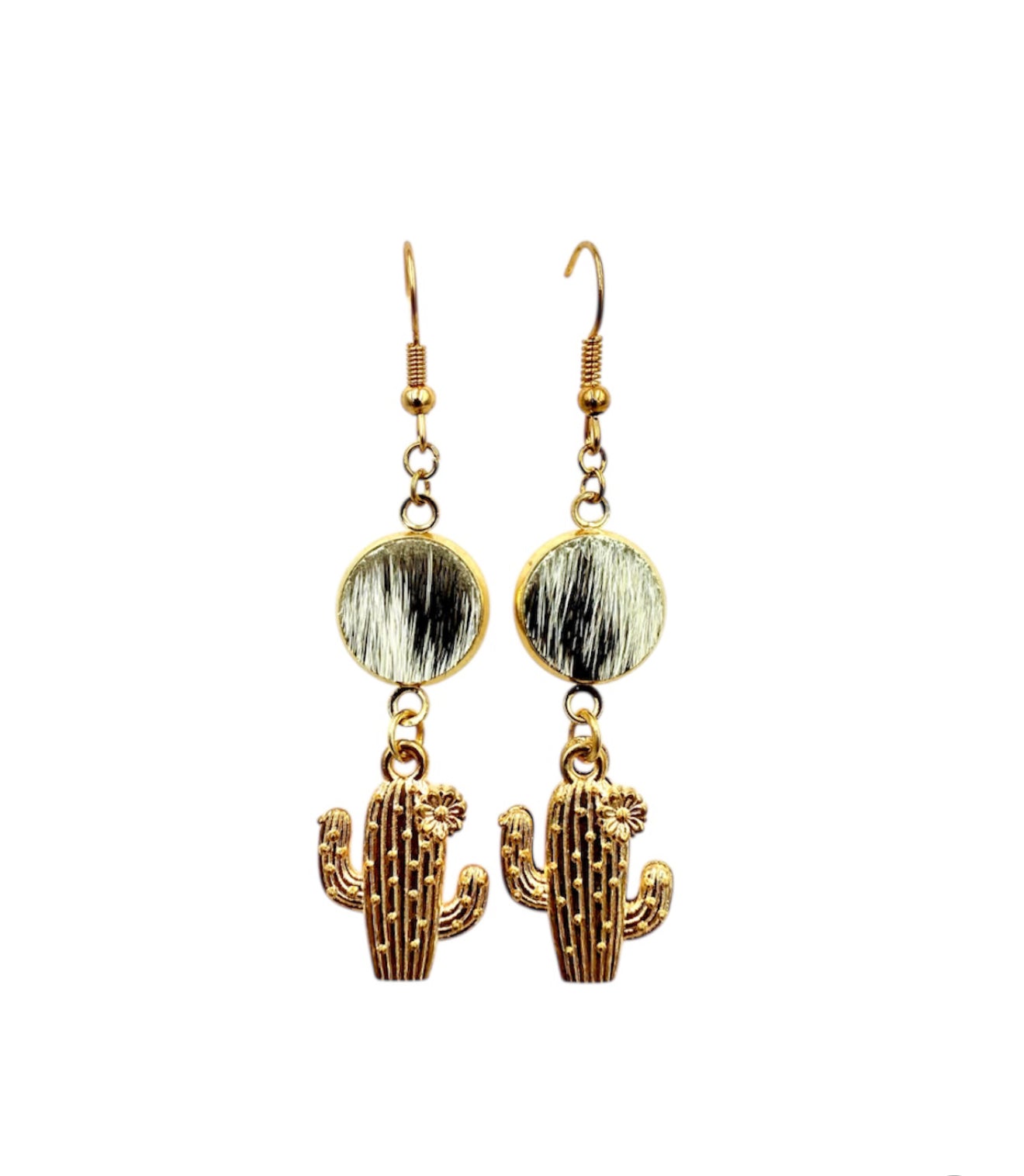 J7047C - Hide Gold Coloured Fishhook Earrings