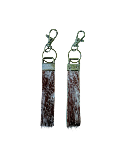 A8902B - Small Cowhide Wrist Strap Keychain - Rawhide Western Wear 