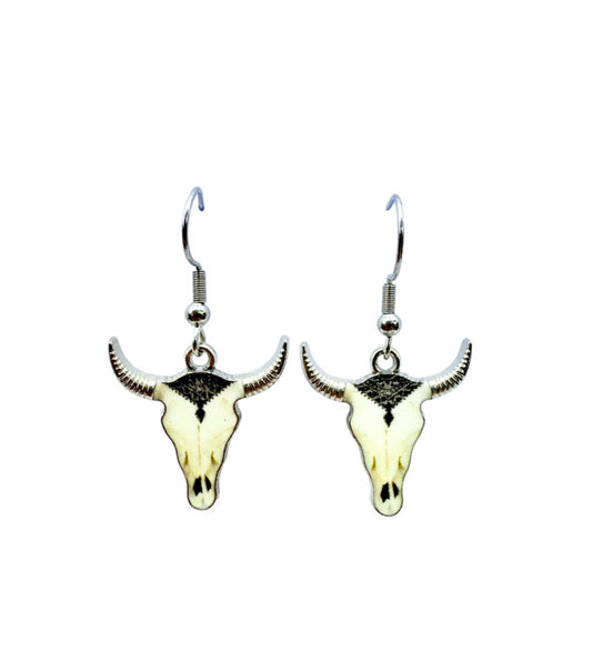 J7027E - Steer Head Earrings